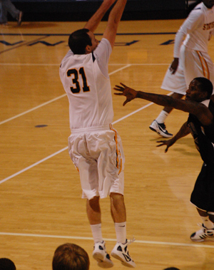 Taylor Stoutner was 10-of-22 from downtown for a carerer-high 32 points